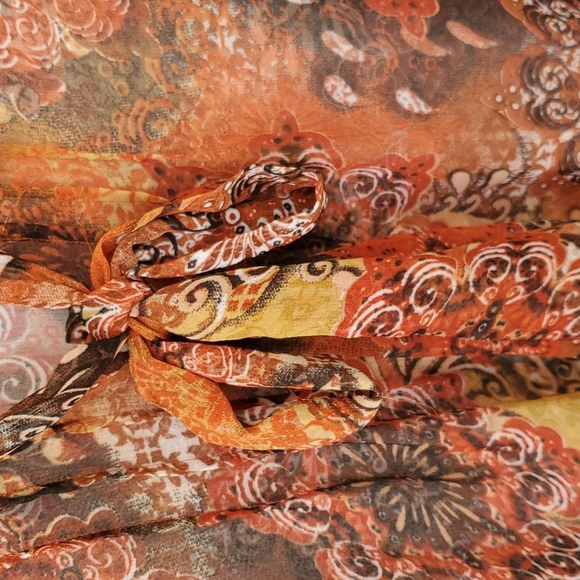 3/$30 Chemistry Sheer Top with Tie Front - Picture 6 of 6